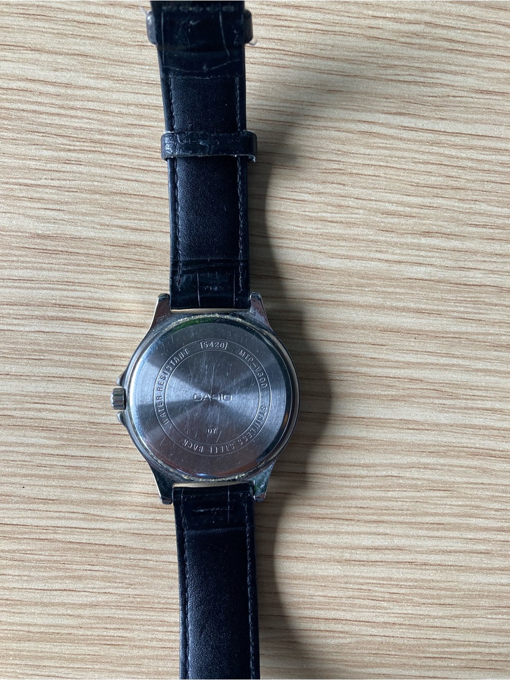 Casio Black Men's Dress Watch with Silver Case - Picture 2 of 4